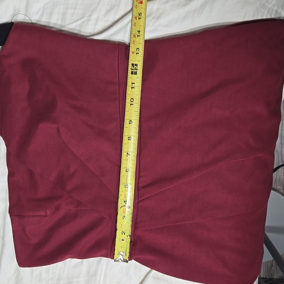 Lulus Queen of the City Burgundy Strapless Bodycon Dress Sz M NWT - Picture 12 of 13